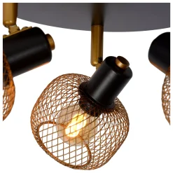 MAREN - Plafondspot - Ø 37 cm - 3xE14 - Mat Goud / Messing*Lucide Cheap