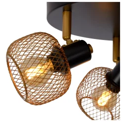 MAREN - Plafondspot - Ø 37 cm - 3xE14 - Mat Goud / Messing*Lucide Cheap