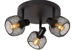 MAREN - Plafondspot - Ø 37 cm - 3xE14 - Zwart*Lucide Discount