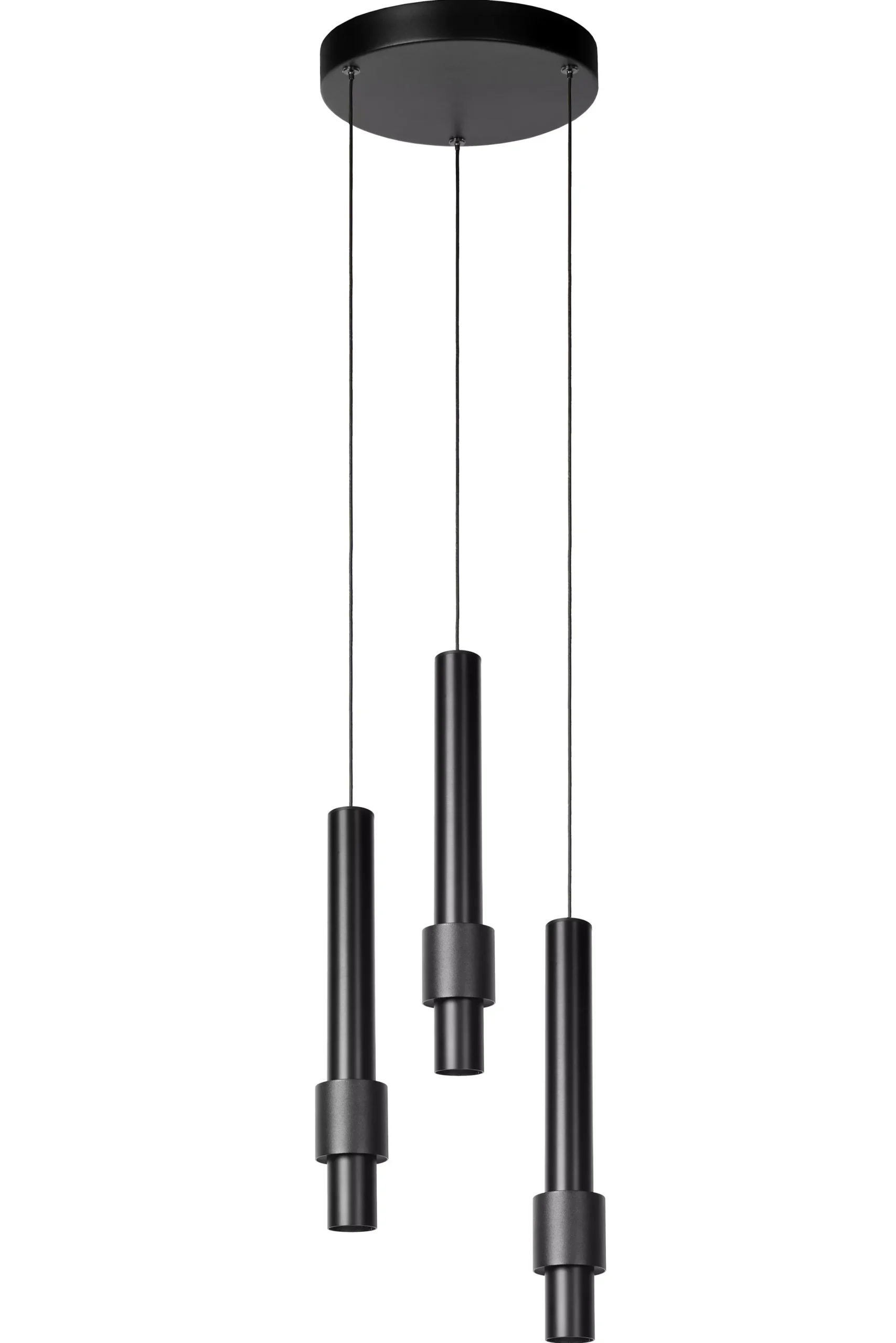 MARGARY - Hanglamp - Ø 28 cm - LED Dimb. - 3x4W 2700K - Zwart*Lucide Outlet