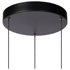 MARGARY - Hanglamp - Ø 28 cm - LED Dimb. - 3x4W 2700K - Zwart*Lucide Outlet