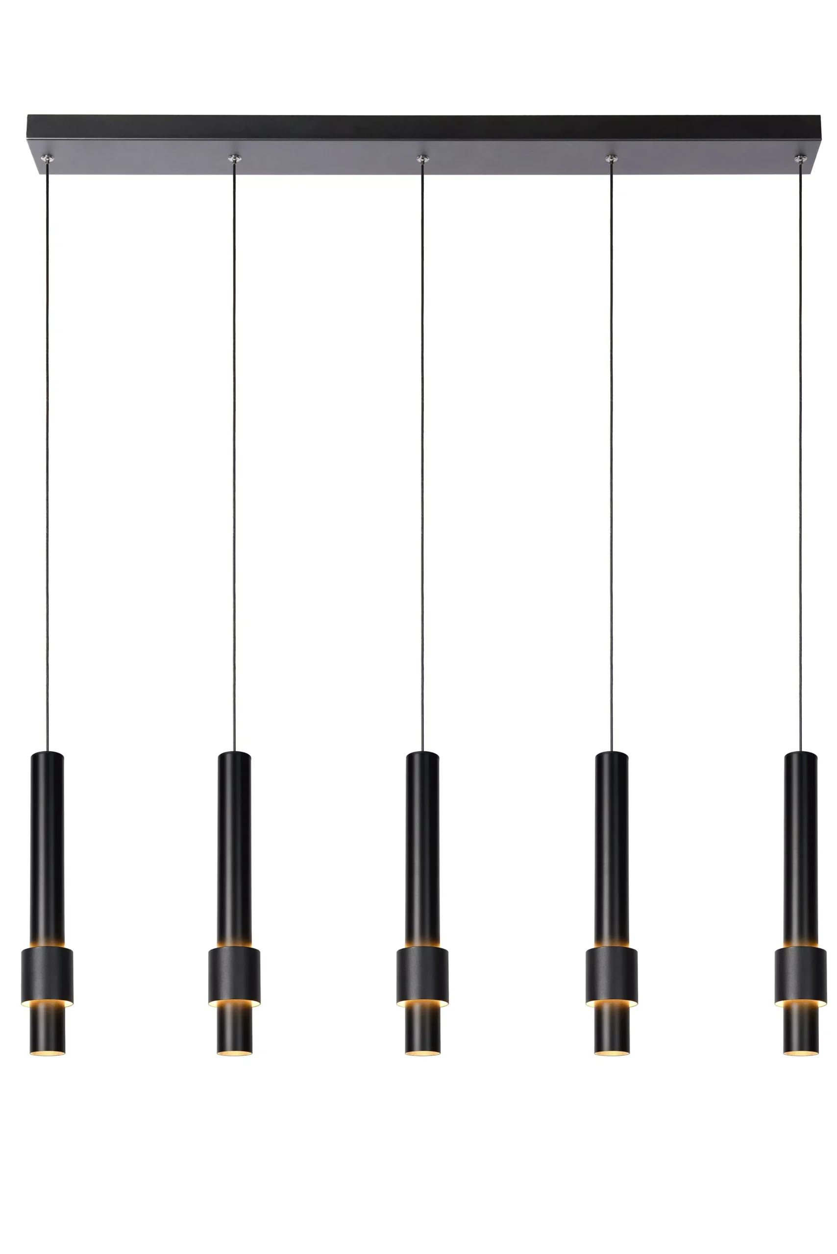 MARGARY - Hanglamp - LED Dimb. - 5x4,2W 2700K - Zwart*Lucide Shop