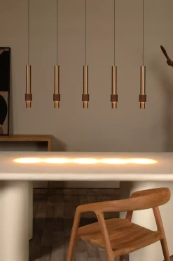 MARGARY - Hanglamp - LED Dimb. - 5x4,2W 2700K - Koffie*Lucide Hot