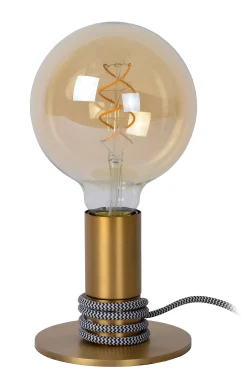 MARIT - Tafellamp - 1xE27 - Mat Goud / Messing*Lucide Discount