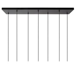 MARIUS - Hanglamp - 7xE27 - Zwart*Lucide Cheap