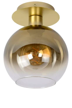 MARIUS - Plafonnière - 1xE27 - Mat Goud / Messing*Lucide Clearance