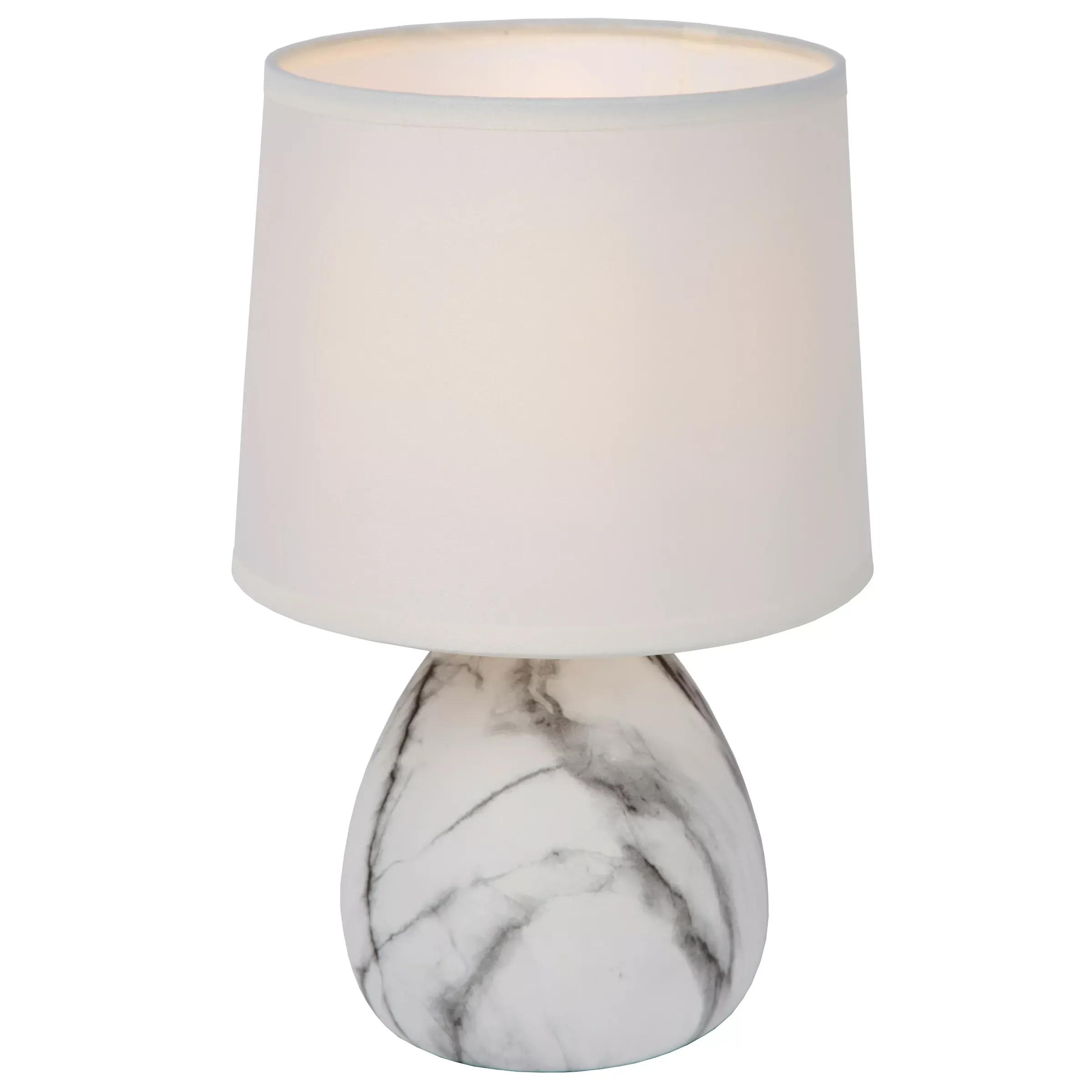 MARMO - Tafellamp - Ø 16 cm - 1xE14 - Wit*Lucide Outlet