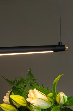 MARNIK - Hanglamp - Ø 2,5 cm - LED Dimb. - CCT - 1x22W 2700K/4000K - Zwart*Lucide Sale