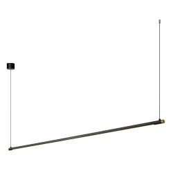 MARNIK - Hanglamp - Ø 2,5 cm - LED Dimb. - CCT - 1x24W 2700K/4000K - Zwart*Lucide Fashion
