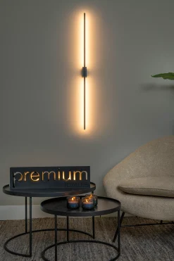 MARNIK - Wandlamp - LED Dimb. - CCT - 1x18W 2700K/4000K - Zwart*Lucide Best Sale