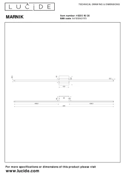 MARNIK - Wandlamp - LED Dimb. - CCT - 1x18W 2700K/4000K - Zwart*Lucide Best Sale