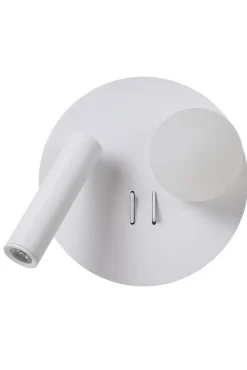 MATIZ - Bedlamp / Wandlamp - Ø 16,5 cm - LED - 3000K - Met USB oplaadpunt - Wit*Lucide Cheap