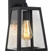MATSLOT - Wandlamp Binnen/Buiten - 1xE27 - IP23 - Zwart*Lucide Best