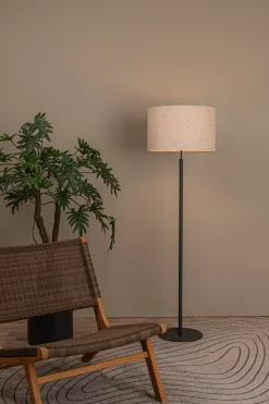 MAYA - Vloerlamp - Ø 45 cm - 1xE27 - Beige*Lucide Clearance