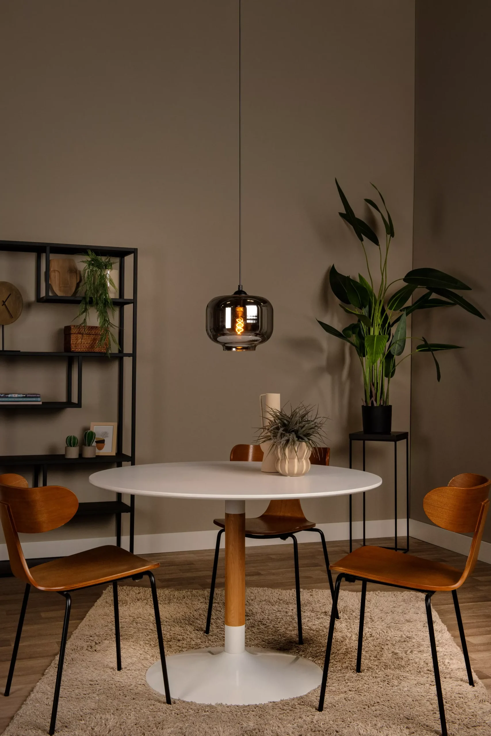 MEDINE - Hanglamp - Ø 25 cm - 1xE27 - Fumé*Lucide New
