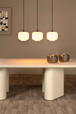MEDINE - Hanglamp - 3xE27 - Opaal*Lucide Outlet