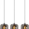 MEDINE - Hanglamp - 3xE27 - Fumé*Lucide Best Sale