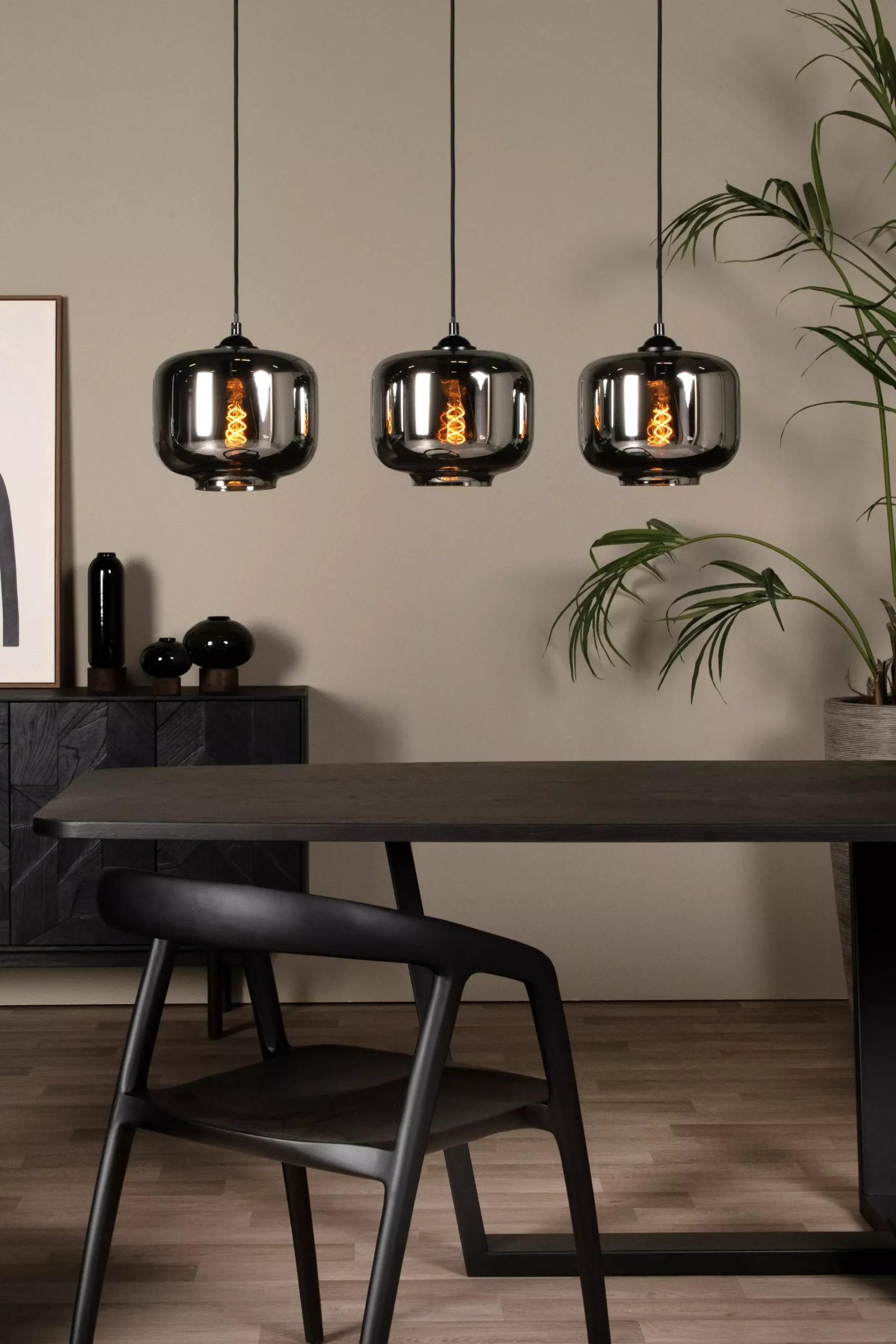 MEDINE - Hanglamp - 3xE27 - Fumé*Lucide Best Sale