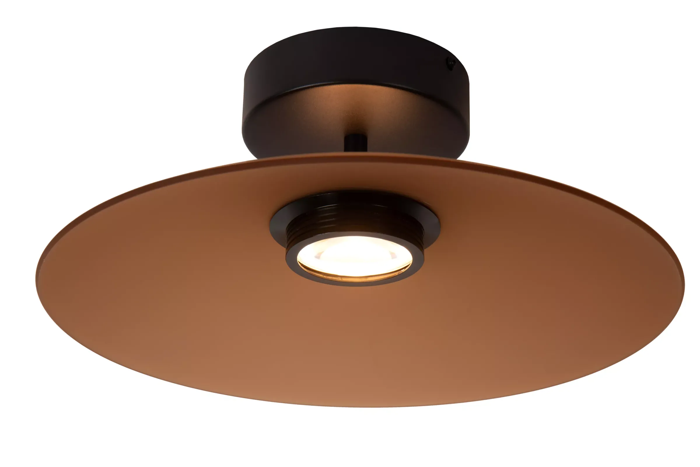 MENGA - Plafonnière - Ø 40 cm - LED Dimb. - 1x11W 2700K - Amber*Lucide Outlet