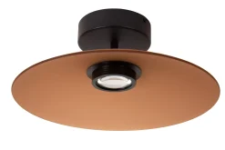 MENGA - Plafonnière - Ø 40 cm - LED Dimb. - 1x11W 2700K - Amber*Lucide Outlet