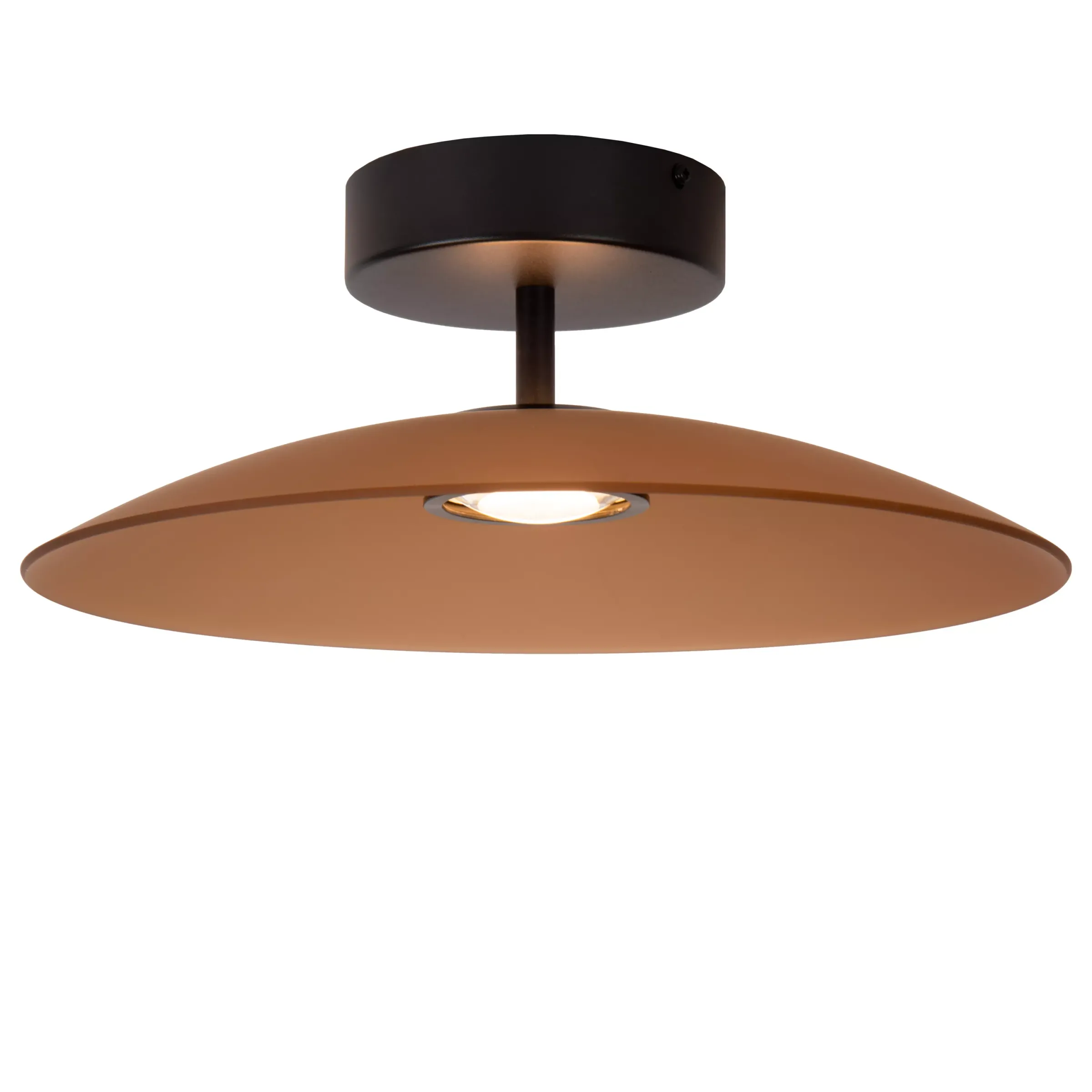 MENGA - Plafonnière - Ø 40 cm - LED Dimb. - 1x11W 2700K - Amber*Lucide Outlet