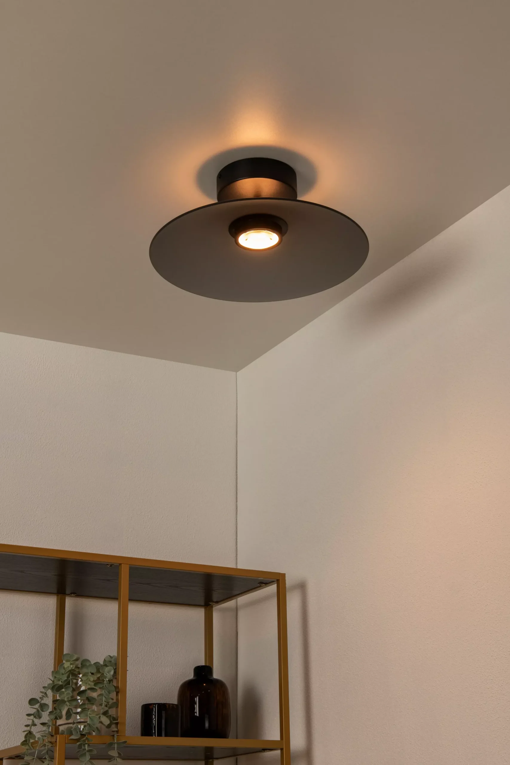 MENGA - Plafonnière - Ø 40 cm - LED Dimb. - 1x11W 2700K - Fumé*Lucide Flash Sale