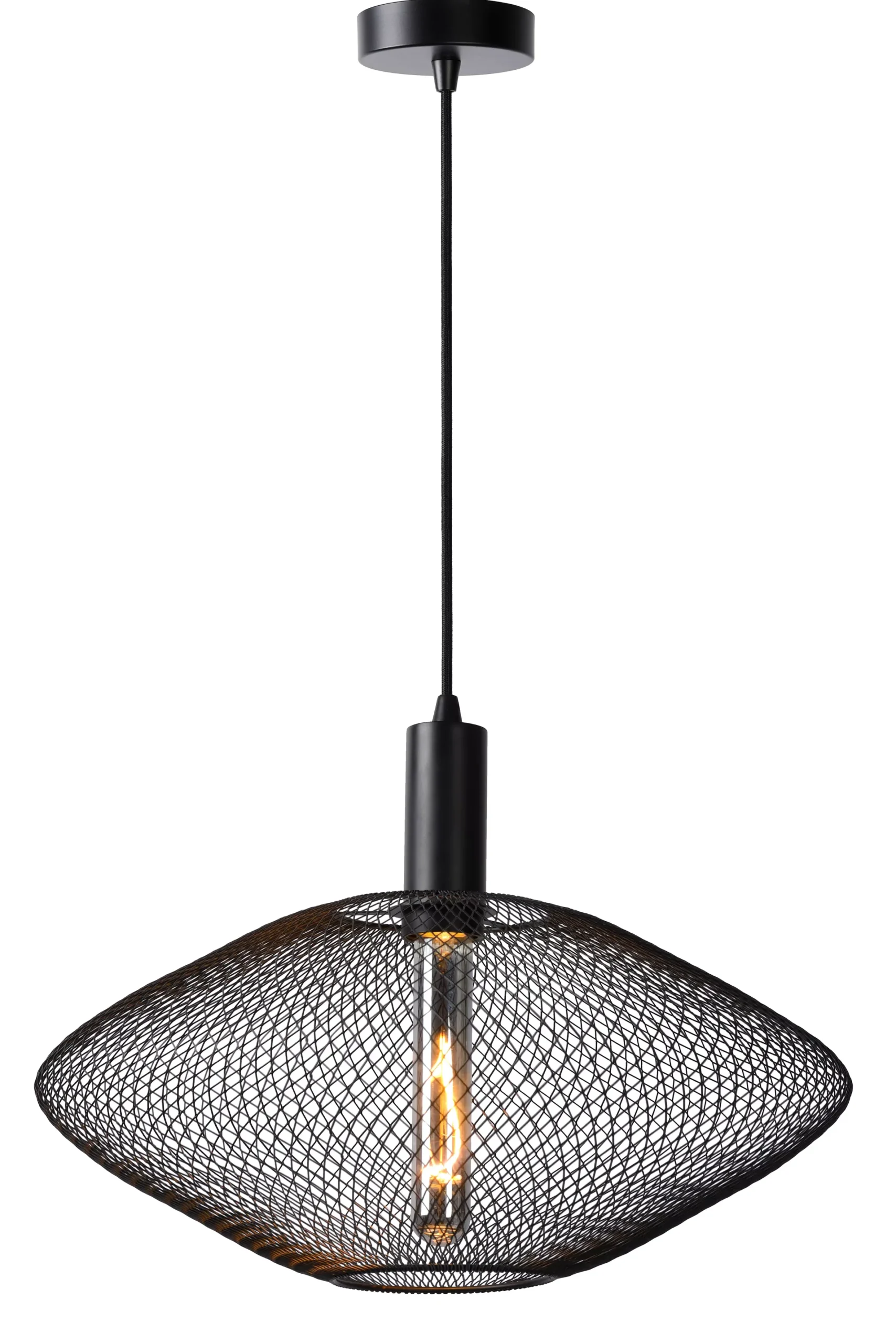 MESH - Hanglamp - Ø 45 cm - 1xE27 - Zwart*Lucide Flash Sale