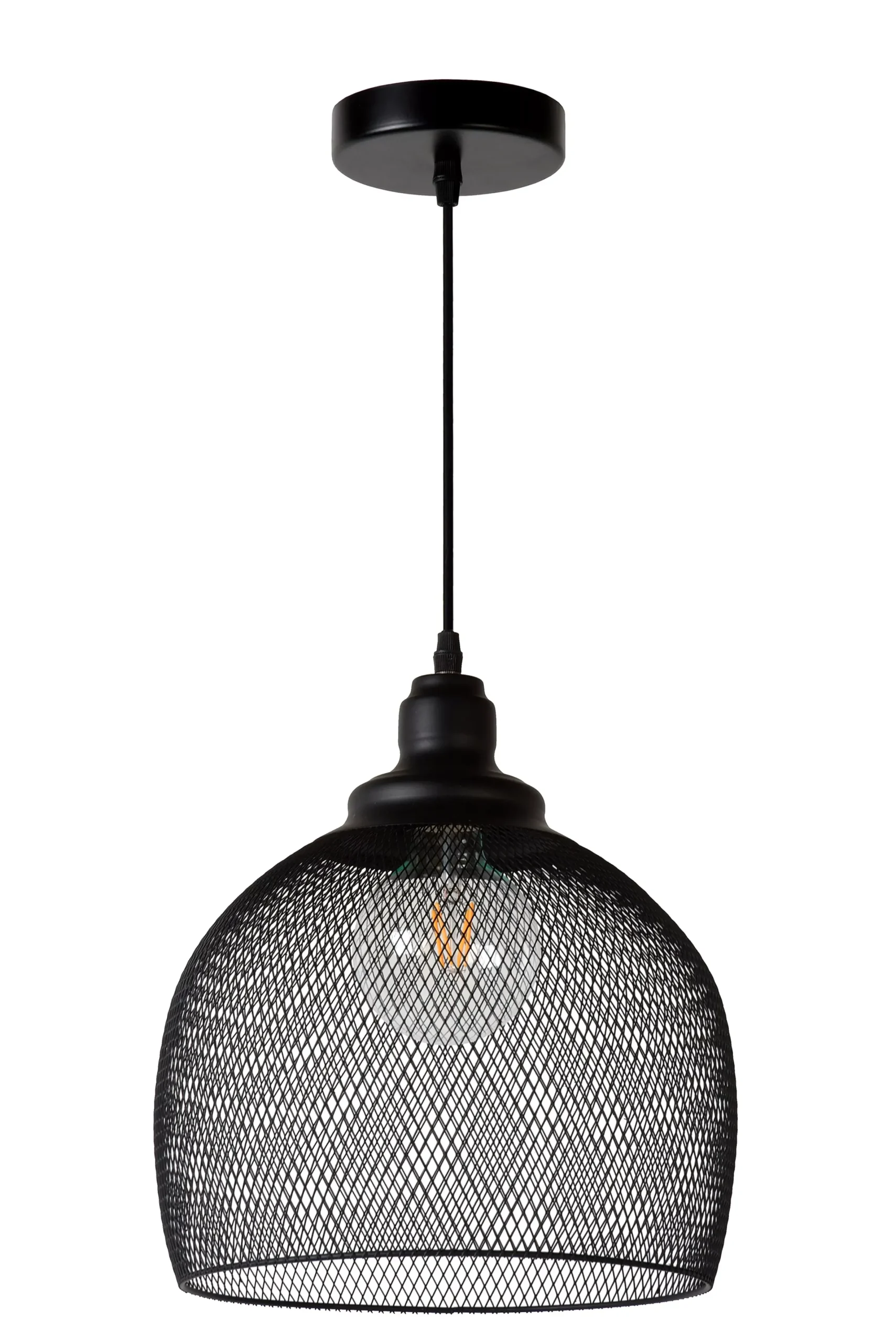 MESH - Hanglamp - Ø 28 cm - 1xE27 - Zwart*Lucide Sale
