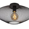 MESH - Plafonnière - Ø 45 cm - 1xE27 - Zwart*Lucide Discount