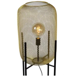 MESH - Vloerlamp - Ø 35 cm - 1xE27 - Mat Goud / Messing*Lucide Best Sale