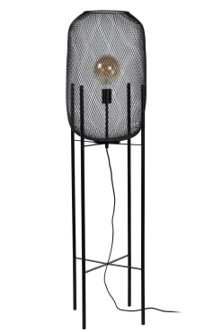MESH - Vloerlamp - Ø 35 cm - 1xE27 - Zwart*Lucide Cheap