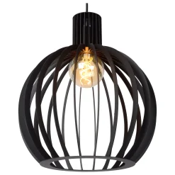 MIKAELA - Hanglamp - 2xE27 - Zwart*Lucide Outlet