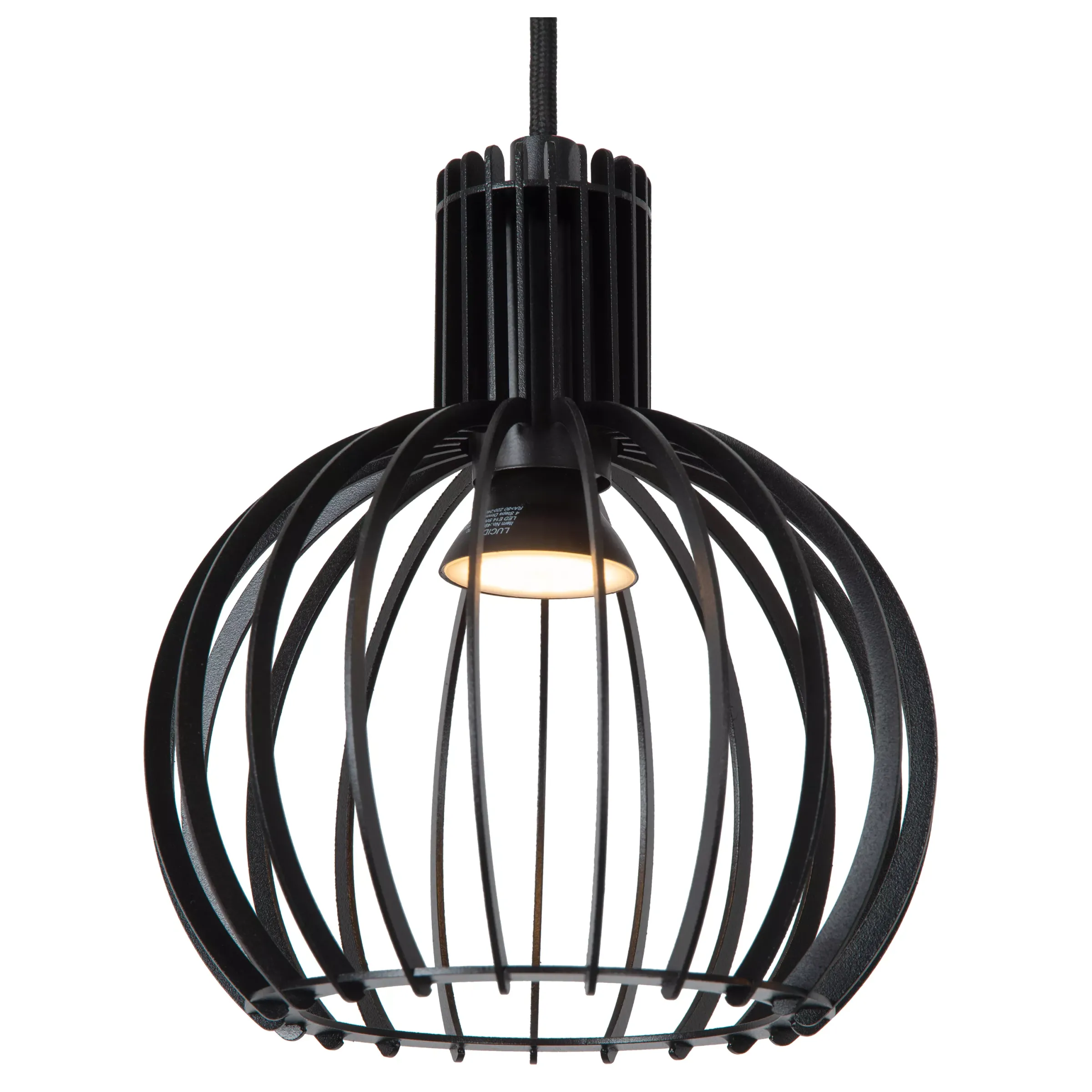 MIKAELA - Hanglamp - Ø 32 cm - 3xE14 - Zwart*Lucide Cheap
