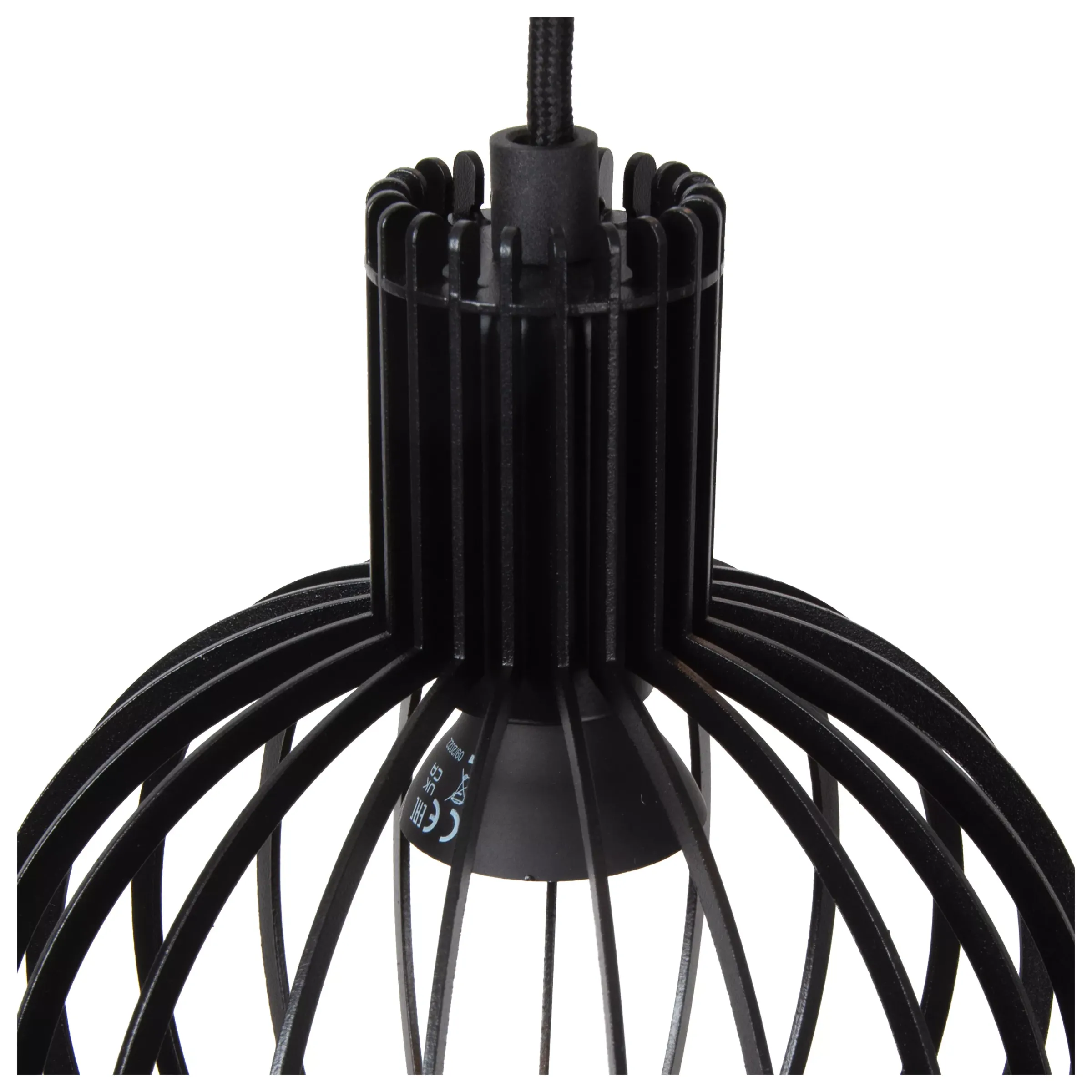 MIKAELA - Hanglamp - Ø 32 cm - 3xE14 - Zwart*Lucide Cheap
