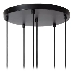 MIKAELA - Hanglamp - Ø 35 cm - 6xE14 - Zwart*Lucide Fashion