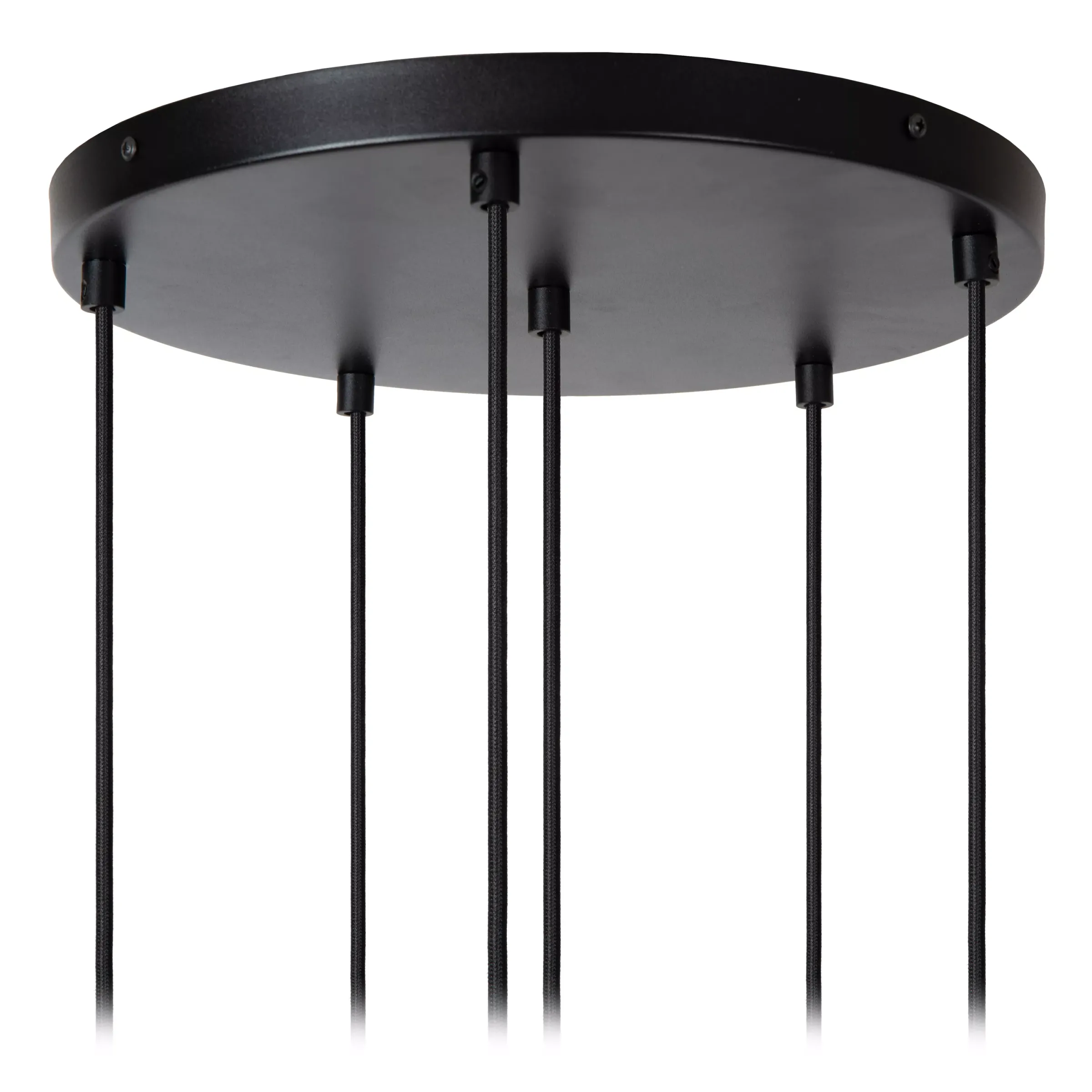 MIKAELA - Hanglamp - Ø 35 cm - 6xE14 - Zwart*Lucide Fashion