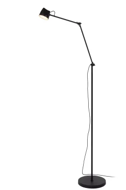 MILNE - Vloerlamp - LED Dimb. - 1x8W 2700K - Zwart*Lucide Store