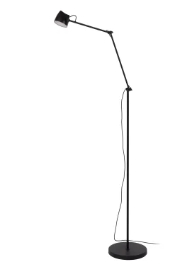 MILNE - Vloerlamp - LED Dimb. - 1x8W 2700K - Zwart*Lucide Store