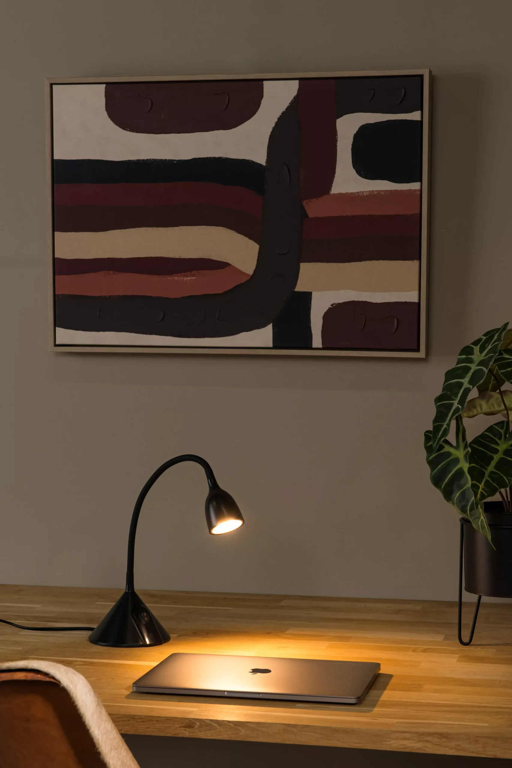 MILO - Bureaulamp - Ø 12,8 cm - LED - 1x3,2W 3000K - Zwart*Lucide Cheap