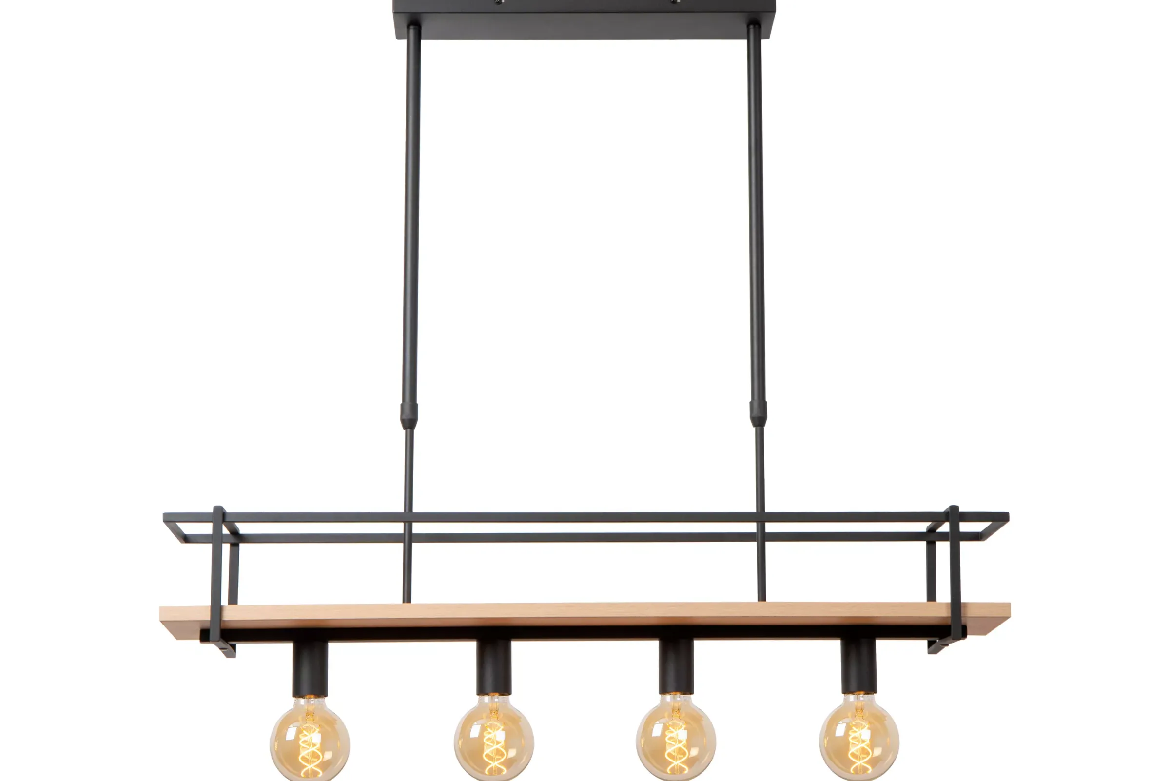 MILONGA - Hanglamp - 4xE27 - Zwart*Lucide Flash Sale
