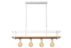 MILONGA - Hanglamp - 4xE27 - Wit*Lucide Online
