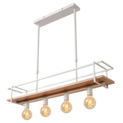MILONGA - Hanglamp - 4xE27 - Wit*Lucide Online