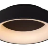 MIRAGE - Plafonnière - Ø 38 cm - LED Dimb. - 1x22W 2700K - Zwart*Lucide Discount