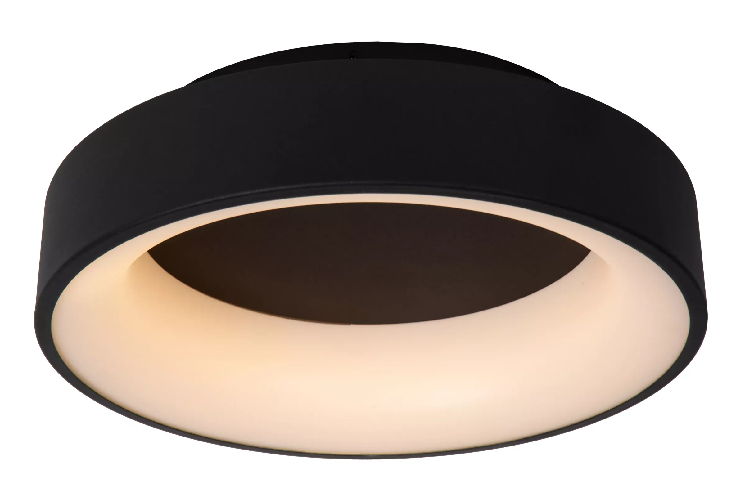 MIRAGE - Plafonnière - Ø 38 cm - LED Dimb. - 1x22W 2700K - Zwart*Lucide Discount