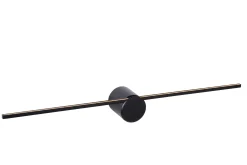 MIZAR - Wandlamp Badkamer - LED - 1x6W 2700K - IP44 - Zwart*Lucide Online