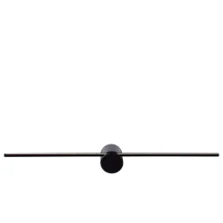 MIZAR - Wandlamp Badkamer - LED - 1x6W 2700K - IP44 - Zwart*Lucide Online