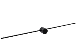 MIZAR - Wandlamp Badkamer - LED - 1x11W 2700K - IP44 - Zwart*Lucide Clearance