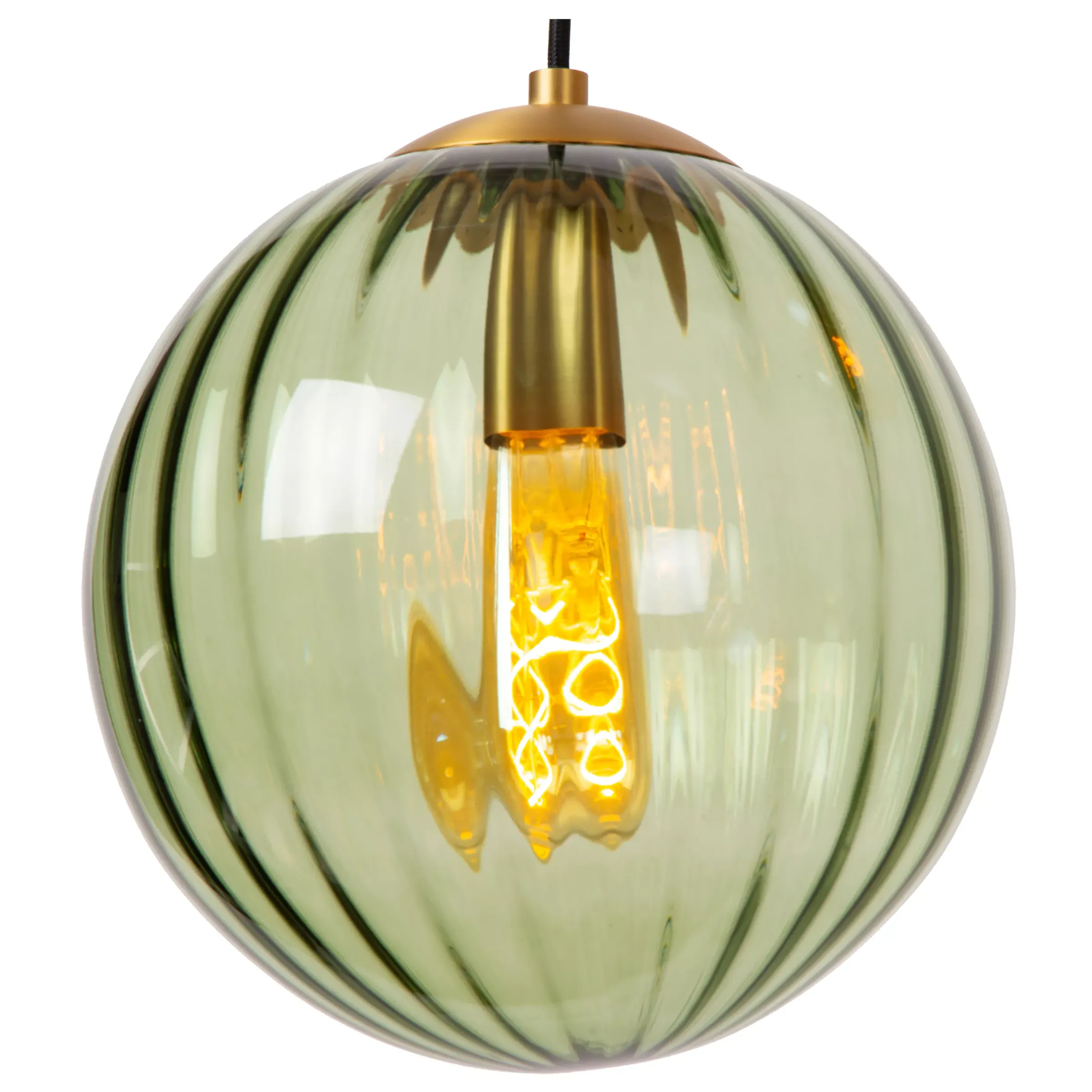 MONSARAZ - Hanglamp - Ø 35 cm - 3xE27 - Groen*Lucide Cheap