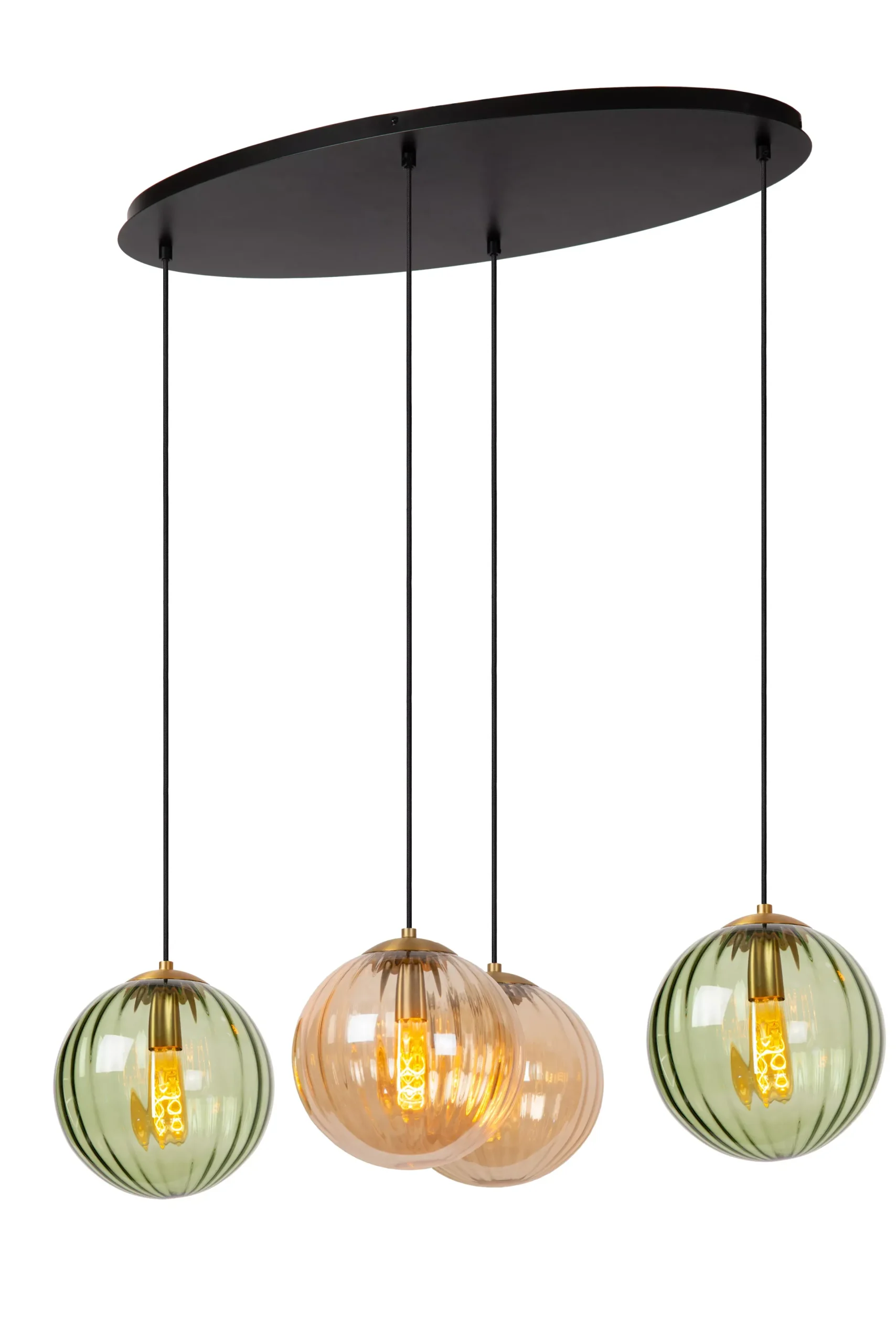 MONSARAZ - Hanglamp - 4xE27 - Groen*Lucide Sale