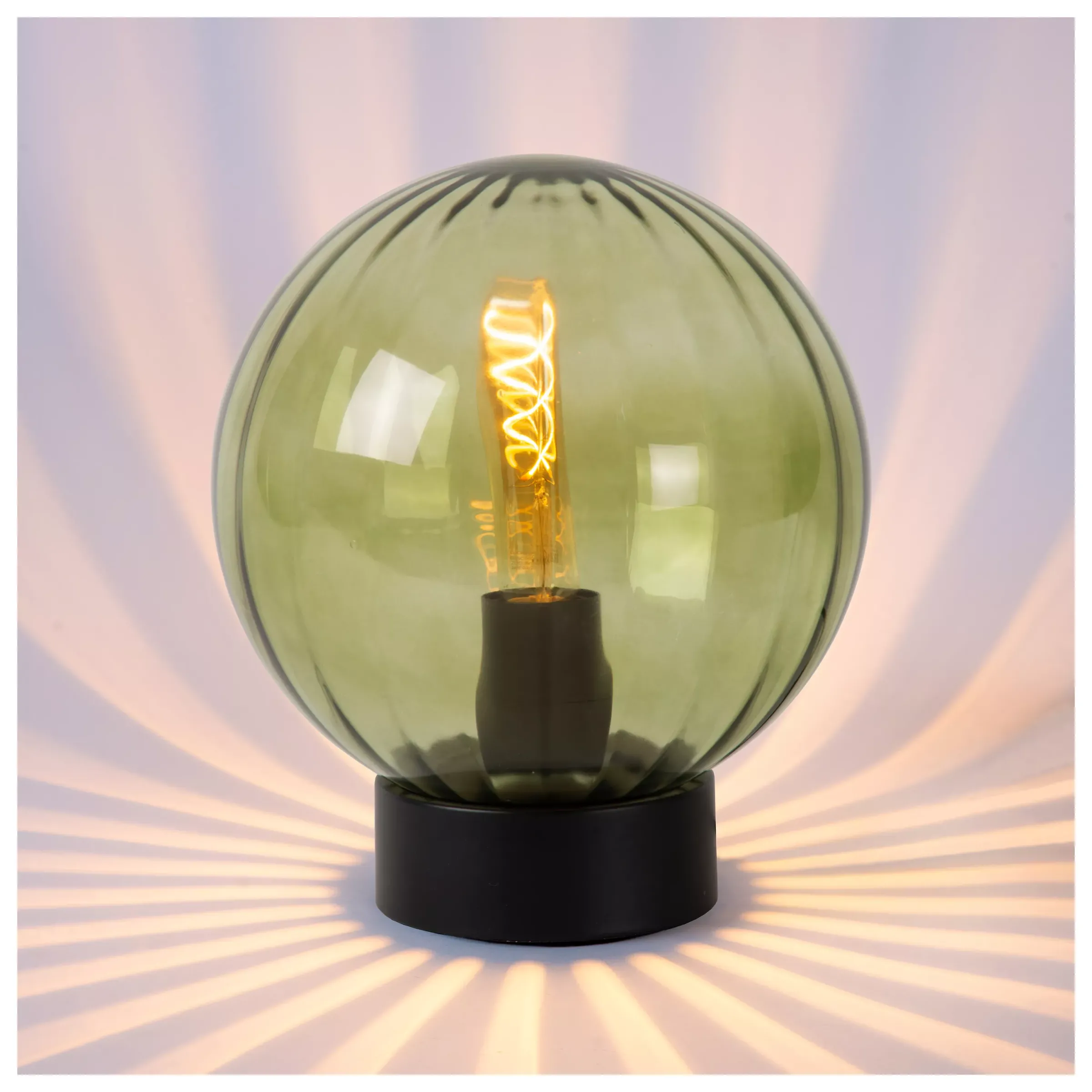 MONSARAZ - Tafellamp - Ø 25 cm - 1xE27 - Groen*Lucide Best Sale